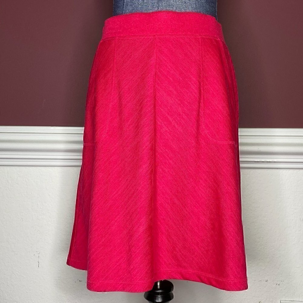 Talbots pink midi skirt with pockets size Small